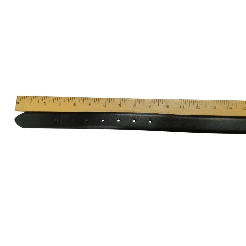 Tommy Hilfiger Reversible Belt Youth‎ Handcrafted S 22-24 Black Brown Silver